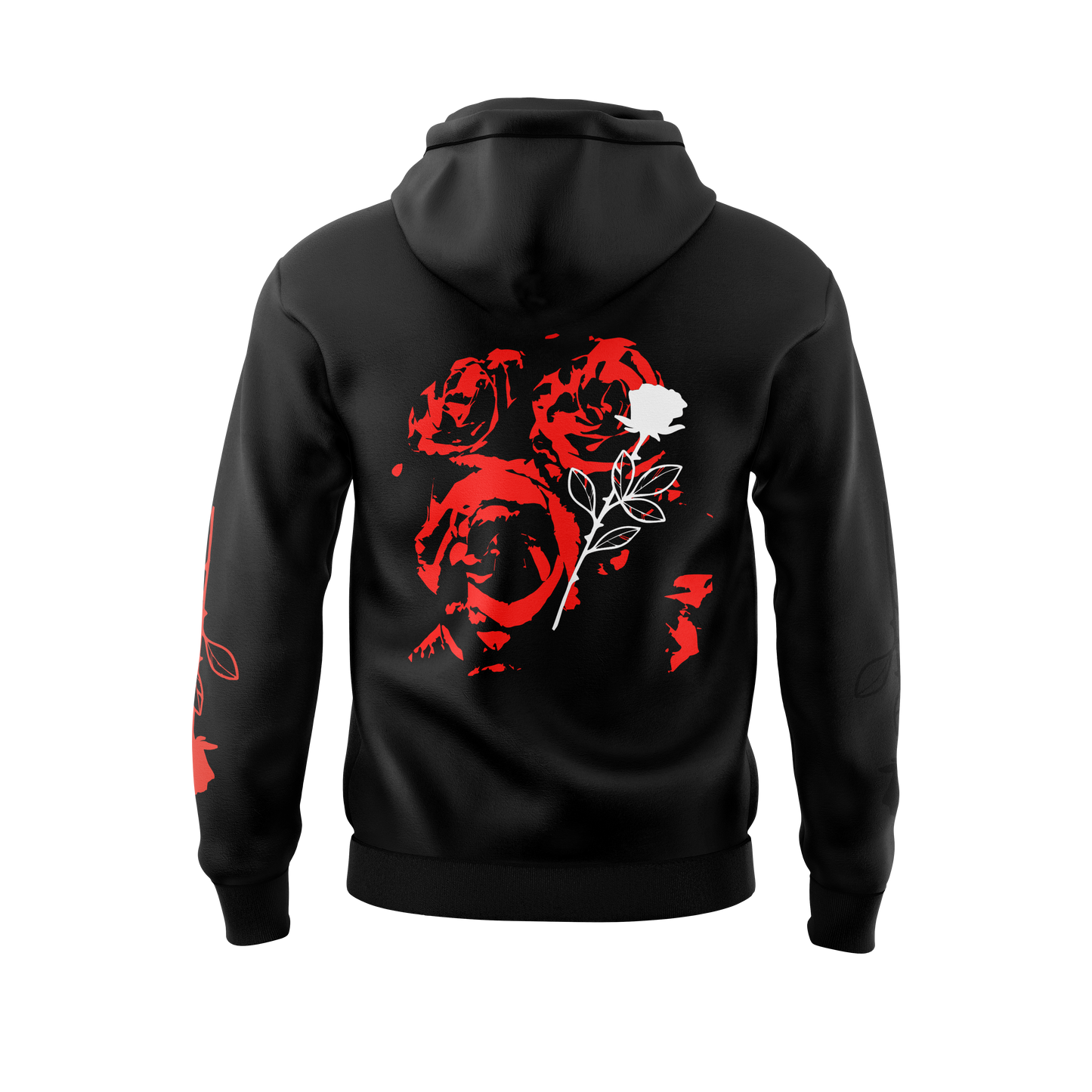 RED/BLACK Panduh Flower Hoodie